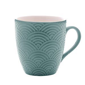 CANECA DE CERÂMICA IPANEMA VERDE INGLÊS 295ml