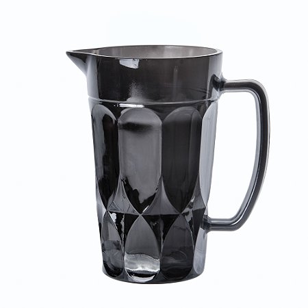 JARRA VIDRO CURVES CINZA 1l