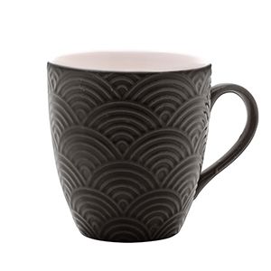 CANECA DE CERÂMICA IPANEMA PRETA 295ml