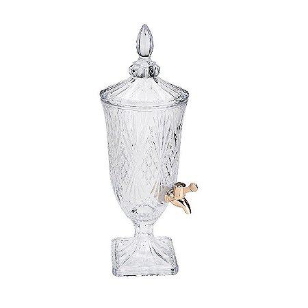 DISPENSER CRISTAL ECOLÓGICO TORNEIRA COBRE DUBLIN/BRANDON 2l