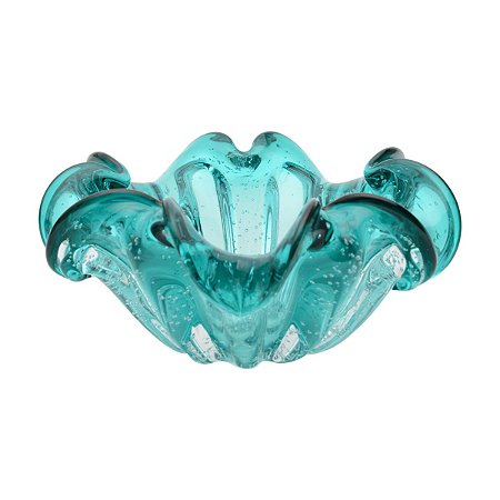 CENTRO DE MESA DE VIDRO ITALY TIFFANY 21x10cm