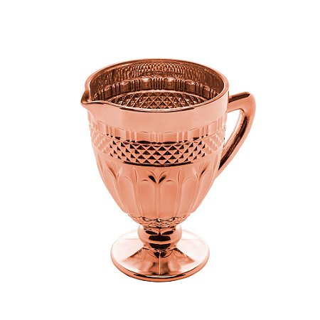 JARRA VIDRO BRAND ROSE METALIZADO 1l