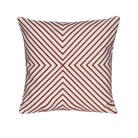 ALMOFADA EM ALGODAO L45XP45CM COR BORDO