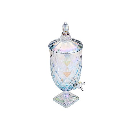 DISPENSER  CRISTAL ECOLÓGICO TRANSPARENTE RAINBOW DIAMOND 5l