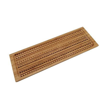 TABUA RETANGULAR EM BAMBU L38XP11CM