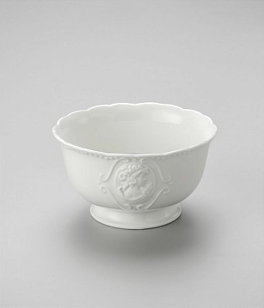 CJ 6 BOWLS DE PORCELANA SUPER WHITE QUEEN 14x7,5cm