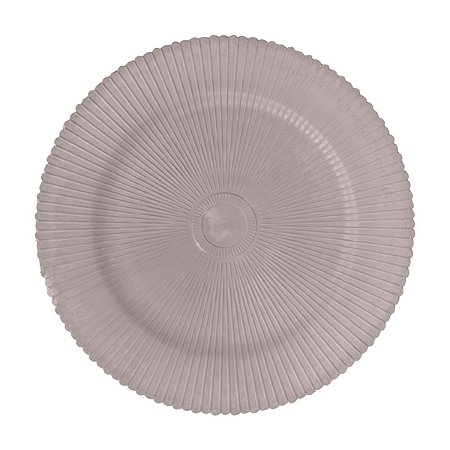 CJ 6 SOUSPLATS DE PLÁSTICO ÔNIX CINZA 33cm