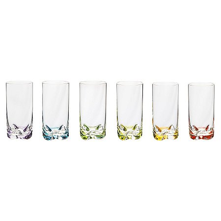 JG 6 COPOS ALTOS TRIO CRISTAL ECOLOGICO 350ML A14CM