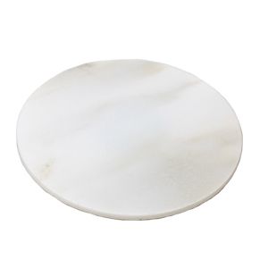 PRATO GIRATÓRIO DE MÁRMORE C/BASE DE PLÁSTICO TERRAZZO 30cm