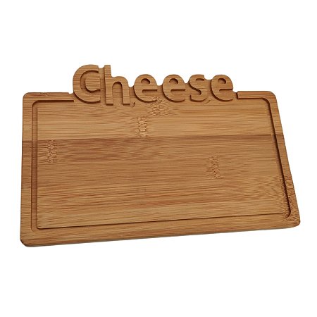 TABUA QUEIJO E FRIOS RETANGULAR EM BAMBU L25XP17CM