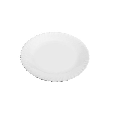 PRATO RASO DE VIDRO OPALINO FESTON 27cm