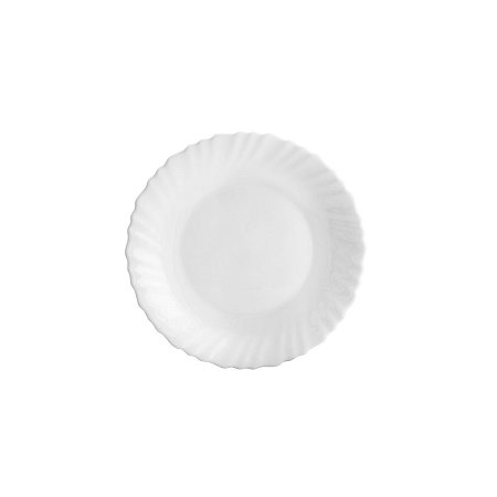 PRATO P/SOBREMESA DE VIDRO OPALINO FESTON 19cm