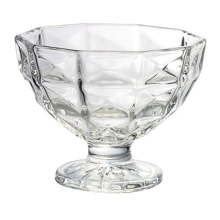 JG 6 TACAS SORVETE AQUAMARINE CRISTAL ECOLOGICO 120ML 7CM