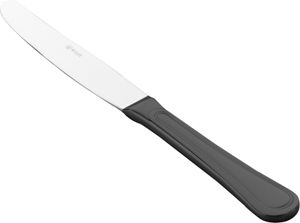 CJ 12 FACAS DE AÇO INOX P/SOBREMESA PVD BLACK AVALON