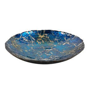 CENTRO DE MESA DE VIDRO CARRARA 40x7cm