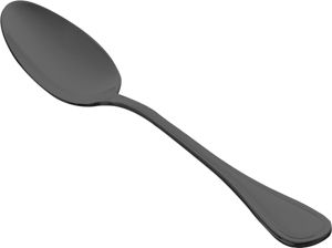 CJ 12 COLHERES DE AÇO INOX P/MESA PVD BLACK AVALON