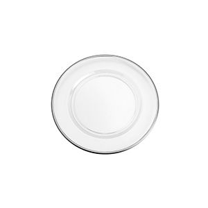 SOUSPLAT DE PLÁSTICO ROYAL C/FILETE PRATEADO 33cm