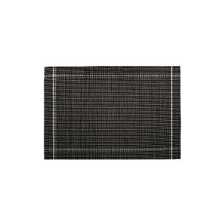 LUGAR AMERICANO DE PLÁSTICO VERMONT PRETO 45x30cm