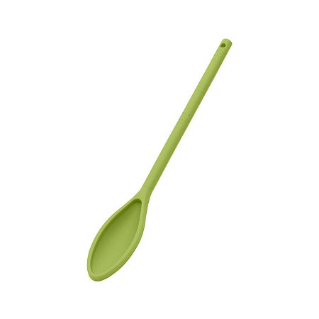 COLHER DE SILICONE COOK VERDE 36x6cm
