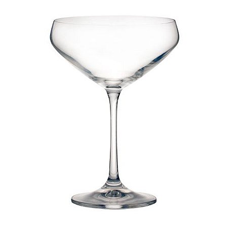 JG 6 TACAS COQUETEL COUPE CRISTAL ECOLOGICO 340ML A17CM