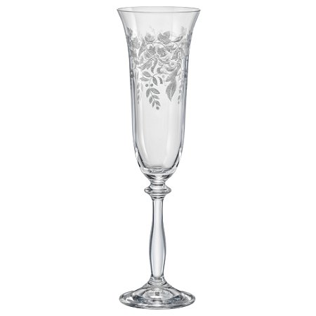 JG 6 TACAS CHAMPANHE EM CRISTAL ECOLOGICO 190ML 24,5CM