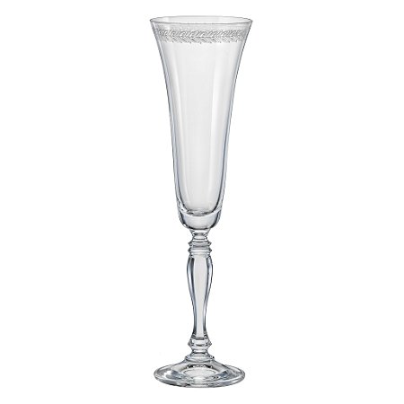 JG 6 TACAS CHAMPANHE EM CRISTAL ECOLOGICO 180ML 25,5CM