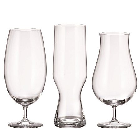 JG 6 PECAS CERVEJA BEERCRAFT CRISTAL ECOLOGICO 550/630/680ML