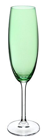 JG 6 TACAS CHAMPANHE GATRO EM CRISTAL ECOLOGICO 220ML 24CM