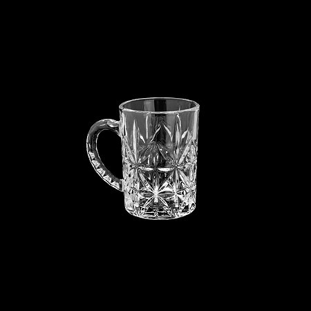 CJ 6 CANECAS P/CAPPUCCINO DE VIDRO DUBLIN 172ml
