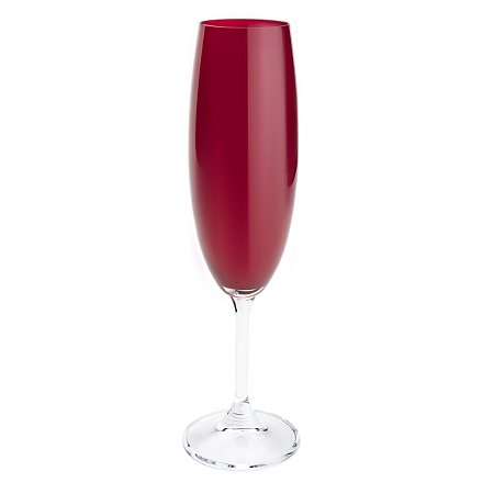CJ 6 TAÇAS CHAMPAGNE CRISTAL ECOLÓGIC SYLVIA RUBI 220ml