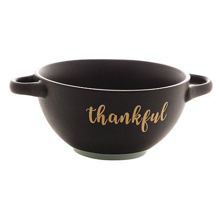 CONSUME CERÂMICA THANKFUL PRETO MATT/AZUL 12x7cm