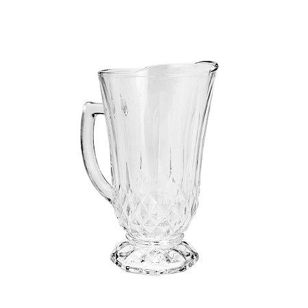CJ 7PC JARRA C/6 COPOS DE VIDRO ROBERTA 1,25l/260ml