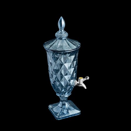 DISPENSER DE CRISTAL ECOLÓGICO AZUL DIAMOND 2l