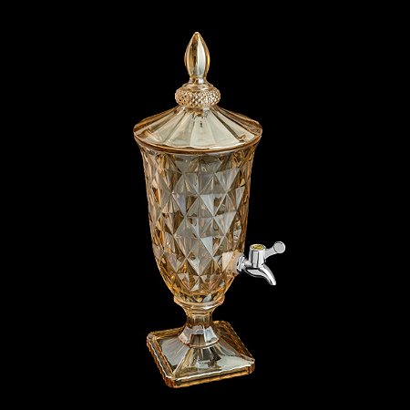 DISPENSER DE CRISTAL ECOLÓGICO ÂMBAR DIAMOND 2l