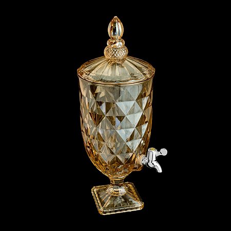 DISPENSER DE CRISTAL ECOLÓGICO ÂMBAR DIAMOND 5l