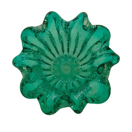 CENTRO DE MESA DE VIDRO ITALY TIFFANY 24x11cm