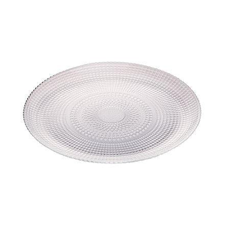 PRATO RASO DE VIDRO SODO-CÁLCICO ORIENTAL 27cm