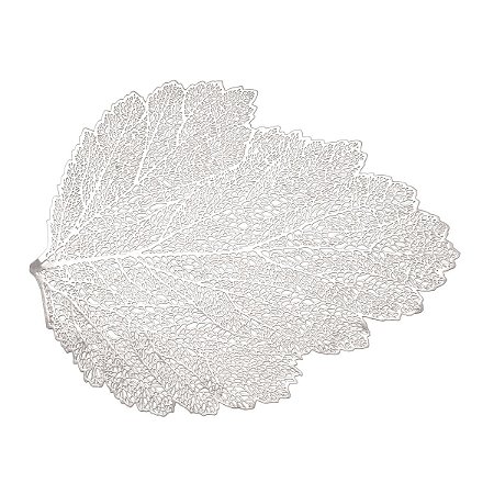 LUGAR AMERICANO DE PLÁSTICO AUTUMN LEAF PRATEADO 47x38cm