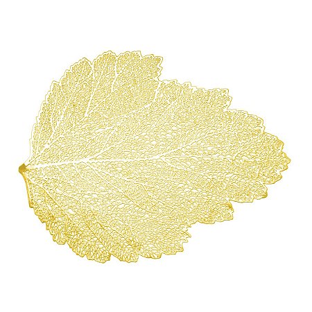 LUGAR AMERICANO DE PLÁSTICO AUTUMN LEAF DOURADO 47x38cm