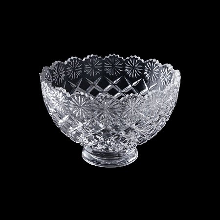 CENTRO DE MESA DE CRISTAL DIAMOND STAR 20x13,5cm