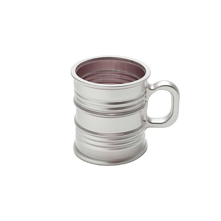 CJ 6 CANECAS DE VIDRO VINTAGE ROSA 245ml