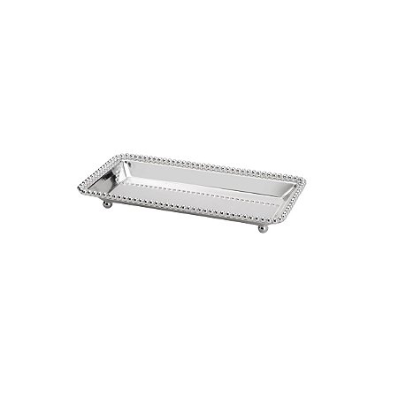 BANDEJA DE ZAMAC NIQUELADO BALLS 30x14x2cm
