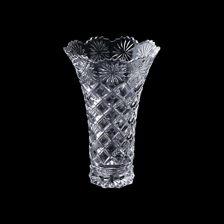 VASO DE CRISTAL DIAMOND STAR 13x20cm