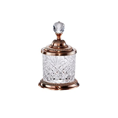 POTE MULTIUSO DE ZAMAC CRISTAL BRONZE 10,5x16,5cm