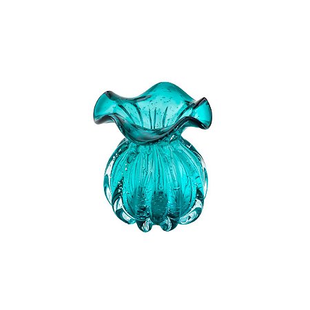 VASO DE VIDRO ITALY TIFFANY 11,5x13cm