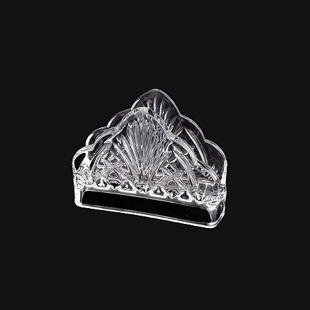 PORTA GUARDANAPOS DE CRISTAL DUBLIN 13x4,5cm
