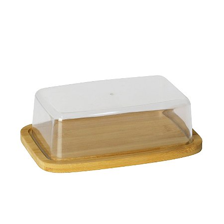 MANTEGUEIRA BAMBU C/ TAMPA ACRÍLICA 19x12,5x6,0cm