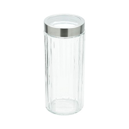 PORTA MANTIMENTO  C/TAMPA AÇO INOX C/VISOR ACRÍLICO 2,1l