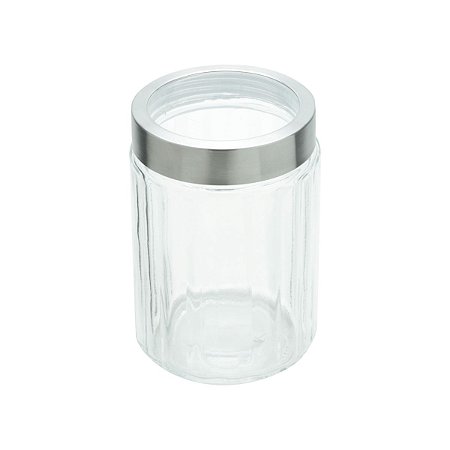 PORTA MANTIMENTO C/TAMPA AÇO INOX C/VISOR ACRÍLICO 1,2l
