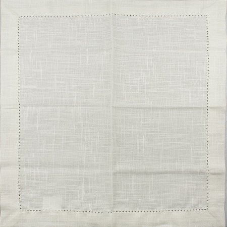 JG DE 2 GUARDANAPOS DE TECIDO 40X40CM OFF WHITE